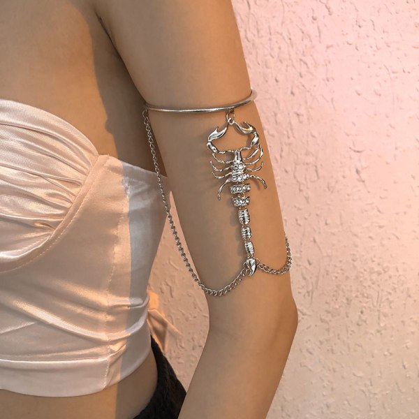 Overdrevet flerlags armbånd Rhinestone dusk armbånd B1136