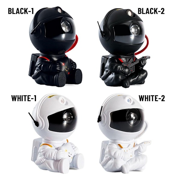 Astronaut Stars Projektor Projektorlampe SORT 1 1 black 1-1