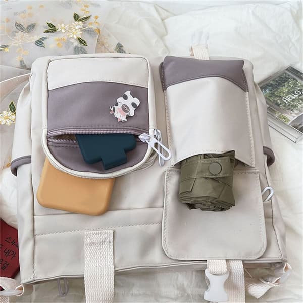 Skuldertaske Tote Book Tasker HVID white