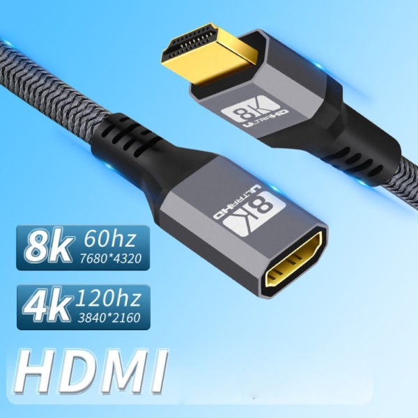 HDMI-kaapeli Audio- ja videokaapeli 0,5M 0.5m