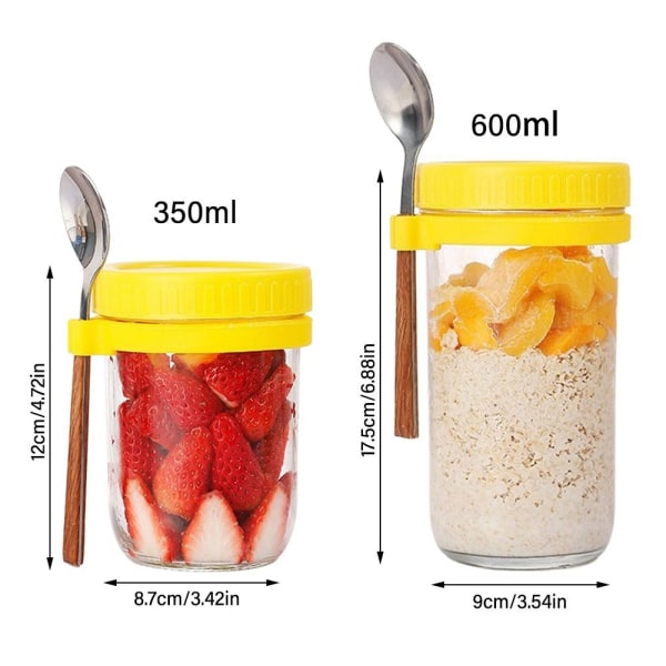 Mjölk Frukost Glas Graduated Burk BLÅ 600ML 600ML blue 600ml-600ml
