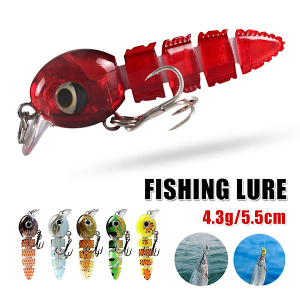 Fiskelokker Agn Multi-Jointed Fishing Lure 2 2 2