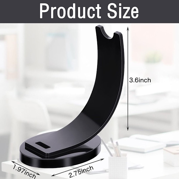 Penholder Blyant Display Stand SORT black