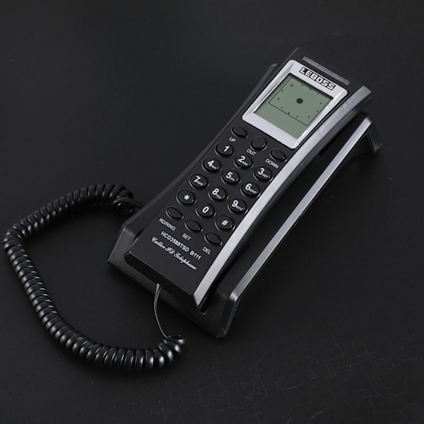 Trådbunden telefon Kabeltelefon VIT White