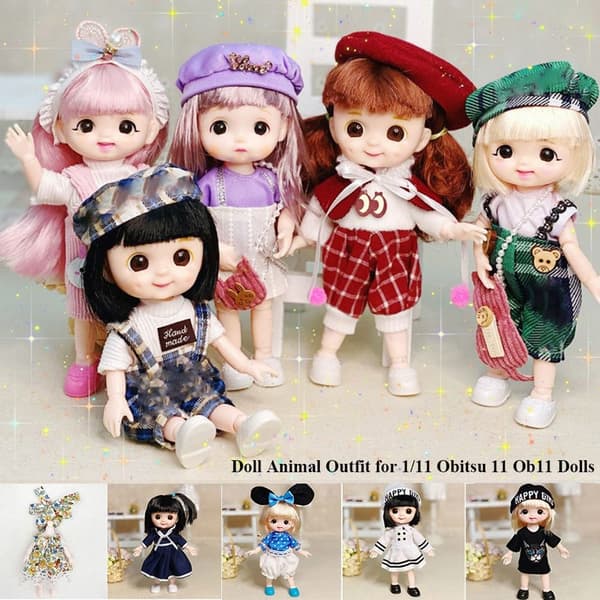 Dockkläder Djurdockdräkt 6 6 6