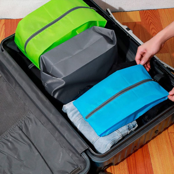 4kpl Kengät Säilytyslaukut Kengät Laukku GREEN XL green XL