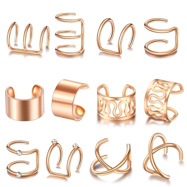 Hårsmykker til fletninger ROSE GULD Rose Gold