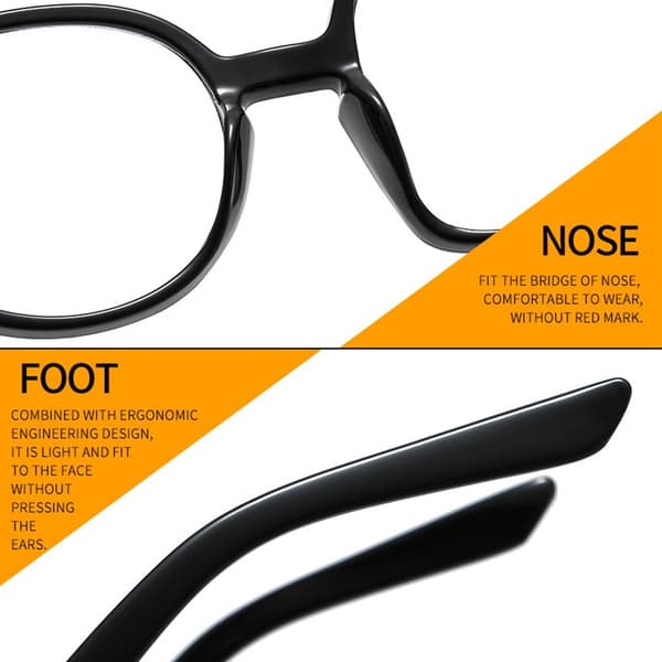 Square Glasses Glasögon Ram 5 5 5
