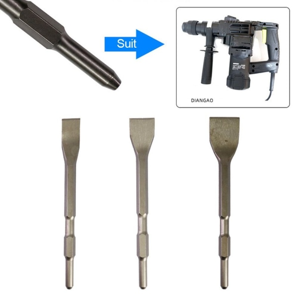 Buet flat meisel slagbor 3 STK 3Pcs