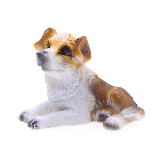 4 STK Harpiks Hundefigurer Mini Hunde Model 4 STK B 4 STK B 4PCS B