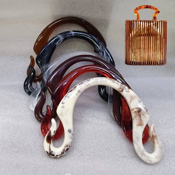 Tote Handle Resin Bag Håndtak SVART SVART Black
