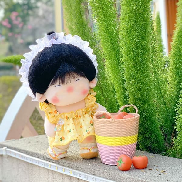 20CM Dockkläder Blomklänning Kostym ROSA pink