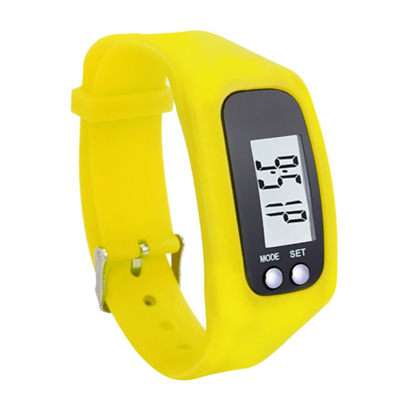 Armbåndsur Skridttæller Smart Armbånd GUL yellow