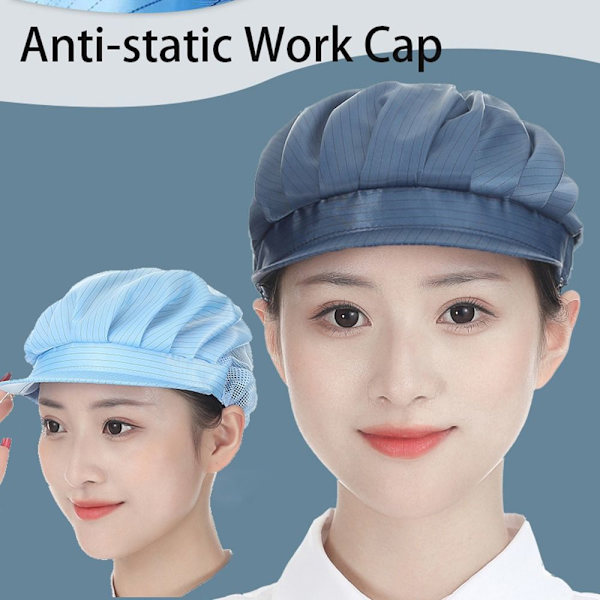 Arbejdshat Kokkehat LYSEBLÅ TYPE2 TYPE2 light blue type2-type2