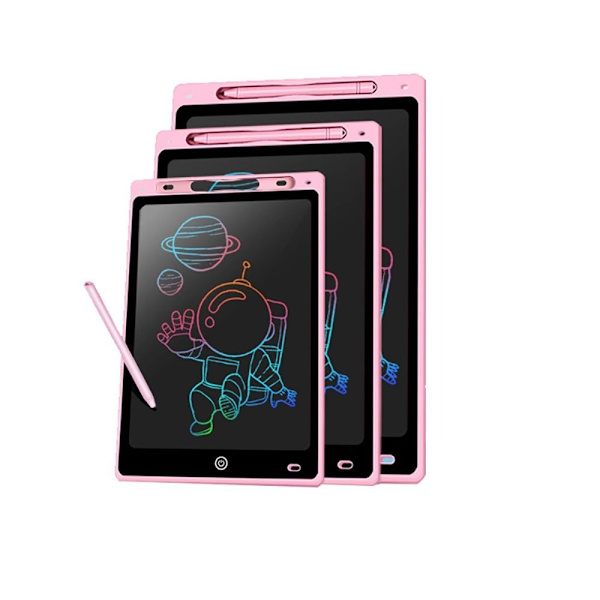 LCD-skrivebrett Tegnebrett ROSA 12 TOMMERS Pink 12 inch