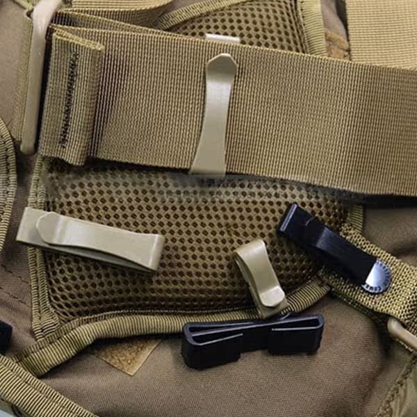 Molle Webbing Spenne Belteendeklips KHAKI 3,8CM Khaki 3.8cm