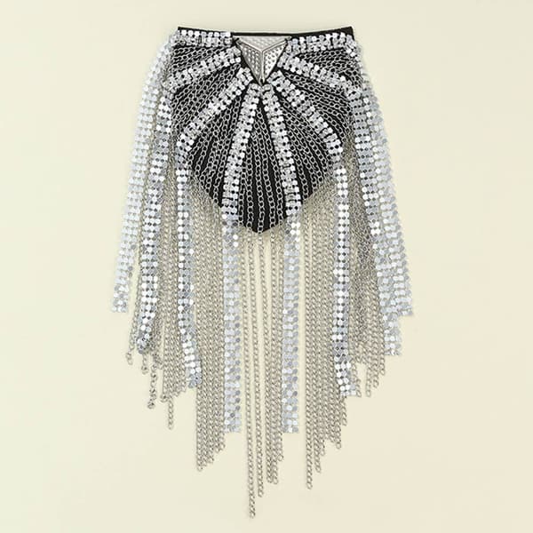 Kvast Epaulet Broche SØLV Silver
