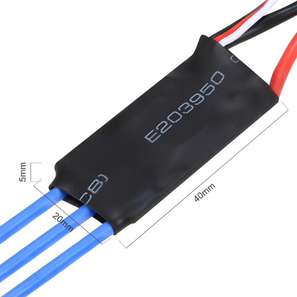 Børsteløs ESC Elektrisk Speed ​​Controller RC Speed ​​Governor