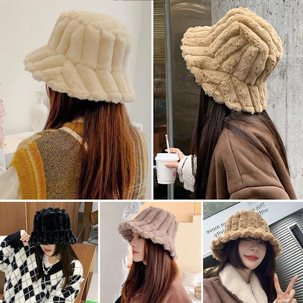 Plys Bucket Hat Fisherman Cap KAFFE Coffee