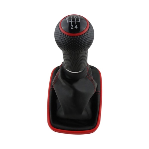Vaihteenvaihteen nuppi Auton vaihteenvaihdin PUNAINEN 5 SPEED 5 SPEED Red 5 speed-5 speed