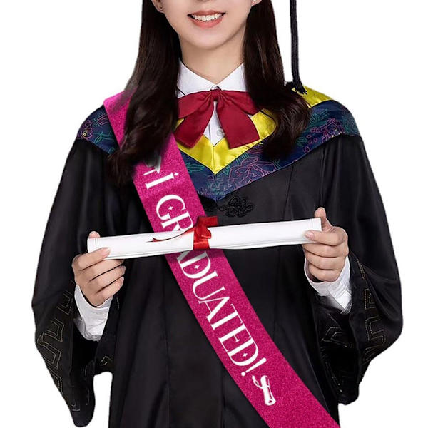 2st I Gradate Axelrem Graduation Ceremony Axelrem rose red
