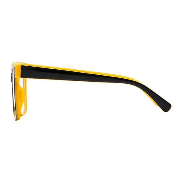 Anti-Blue Light Glasses Square Eyeglasses KAFFE Coffee