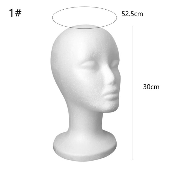 Head Model Foam Mannequin 10 10 10