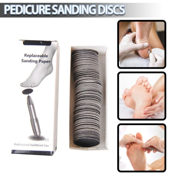 100 stk./boks erstatningsslibepapir Pedicure-skive 4 4 4