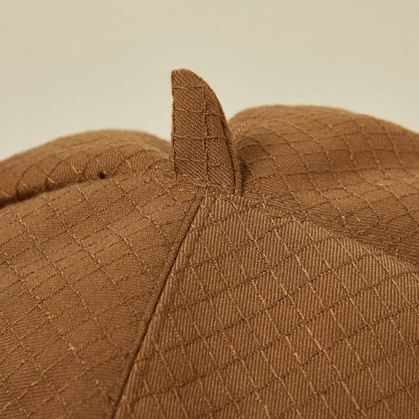 Baskerhatte fransk kasket CAMEL camel