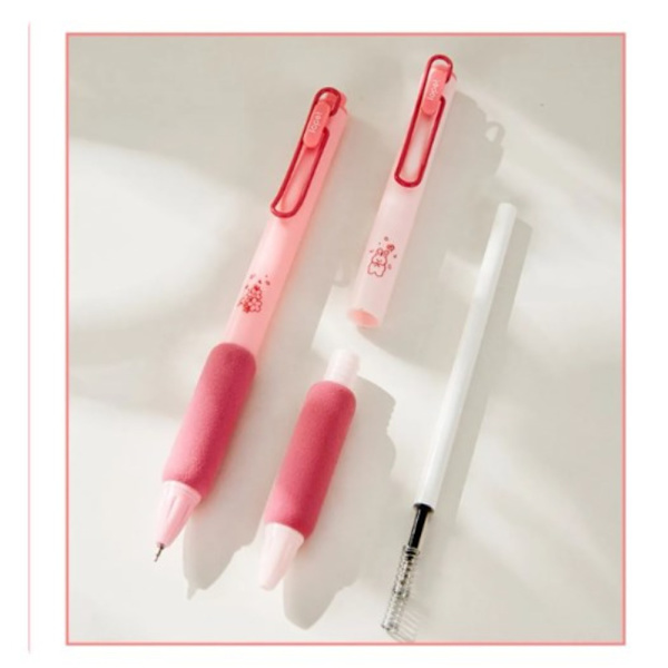 4 kpl Sakura Rabbit Gel Pens Set Press The Neutral Pen Pink