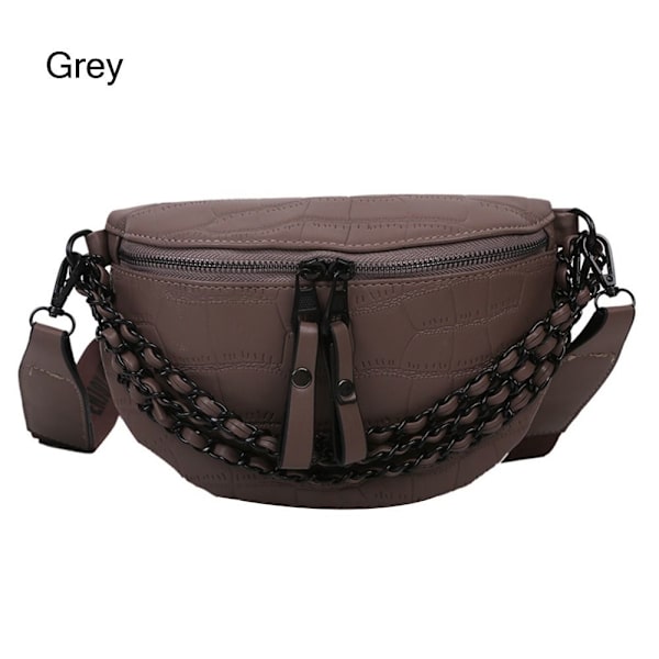 Crossbody laukku naisille säädettävällä hihnalla GREY Grey