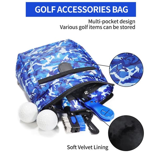 Golftillbehör Påse Förvaringsväska BLÅ Blue