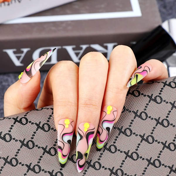 Stiletto False Nails Wearable 2 2 2