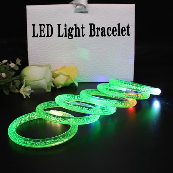 10 kpl LED-rannekoruja Glow Bangle VIHREÄ green