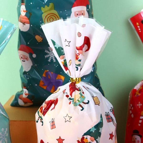 50/100stk julegodteriposer Cookie Kjekspakke 100STK 100pcs