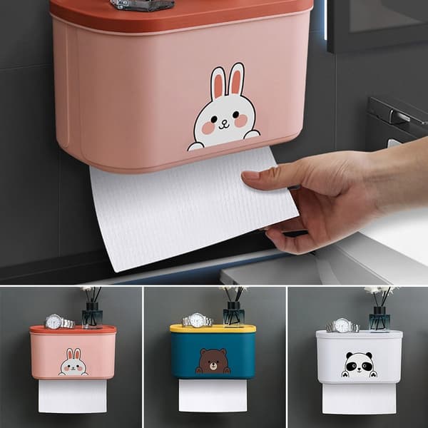 Tissue Box Toiletpapir Holder BLÅ Blue