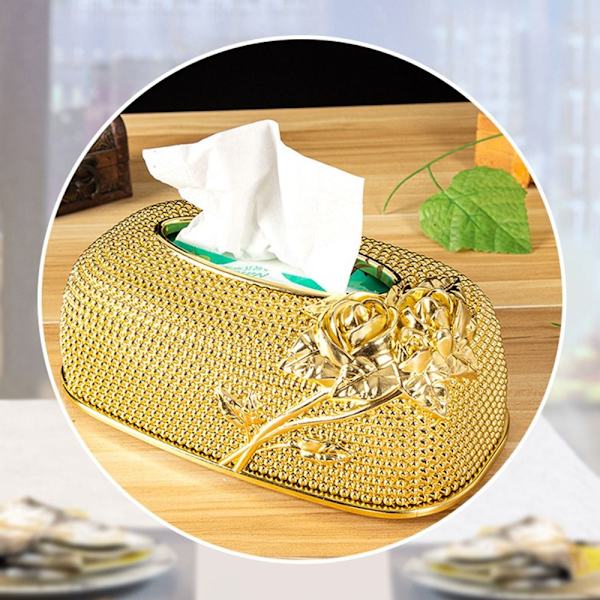 Tissue Box Servietholder GULD Gold 7c1f | Gold | Fyndiq