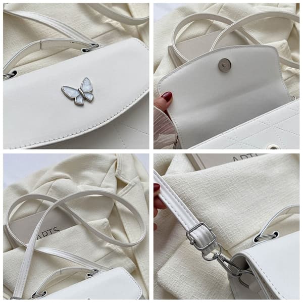 Axelväska Sling Bag VIT white
