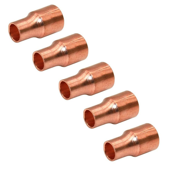 5 STK rett kobling kobberkobling 5PCS