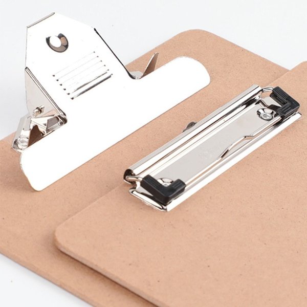A4 Skrivskiva Fil Hardboard Träklämmor Skrivblock A4