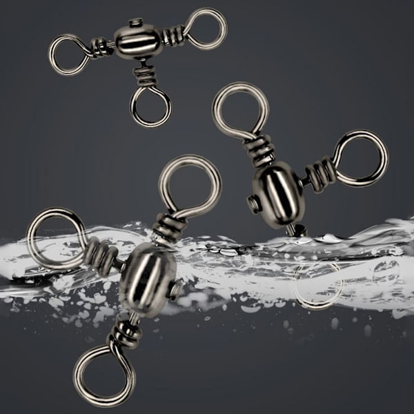 50 stk./parti Fiskeri, rullende svirvler Connector Tackle 10 10 10