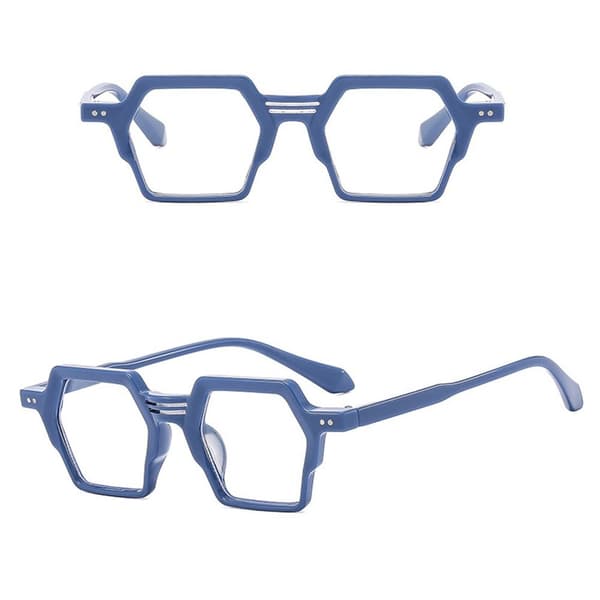 Anti-Blue Light Glasses Oversized Glasögon LIGHT BLUE Light blue