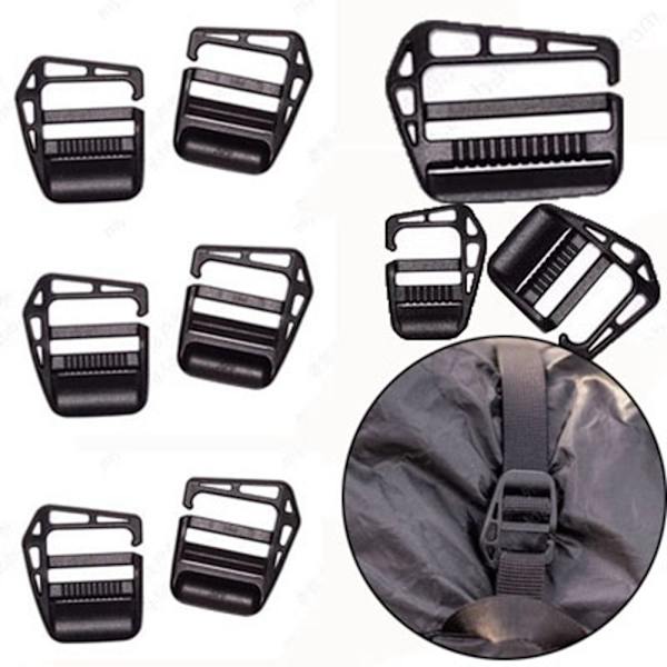 2st Webbing Rem Spänne Slider Fästelement 20MMVÄNSTER VÄNSTER 20mmLeft