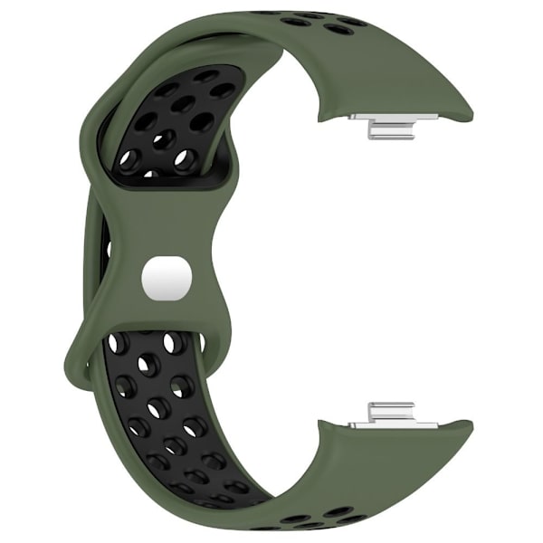 Silikonbandarmband MÖRKGRÖN&SVART Dark Green&Black