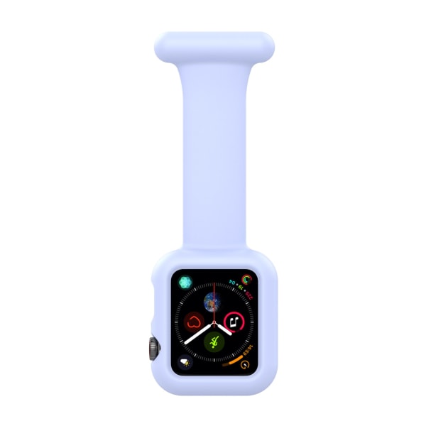 Nurse Watch Pin Armband för Apple Watch teal blue 42MM/44MM/45MM-42MM/44MM/45MM
