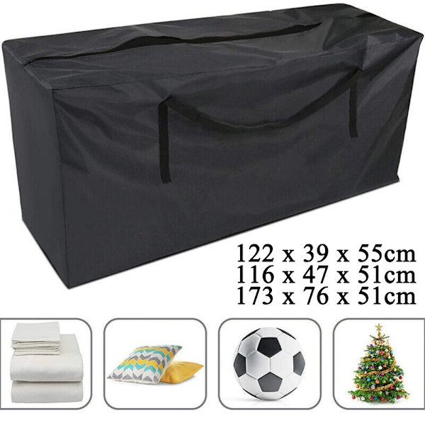 Pute Oppbevaringspose Oppbevaringspose med glidelås 173 X 76 X 51CM 173 x 76 x 51cm