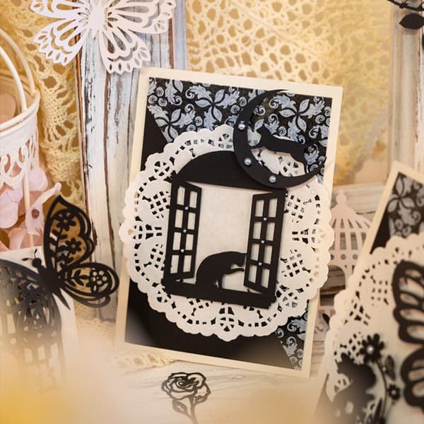 20 stk Scrapbooking materiale Dekorpapir 6 6 6