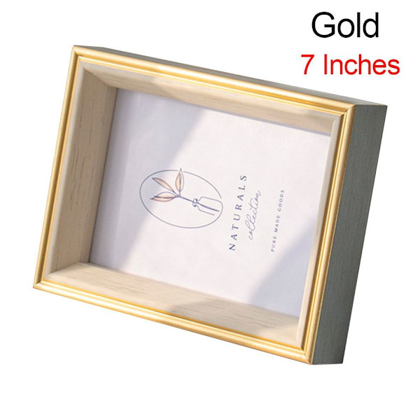 Fotoramme Billedramme GULD 7 TOMMER Gold 7 Inches