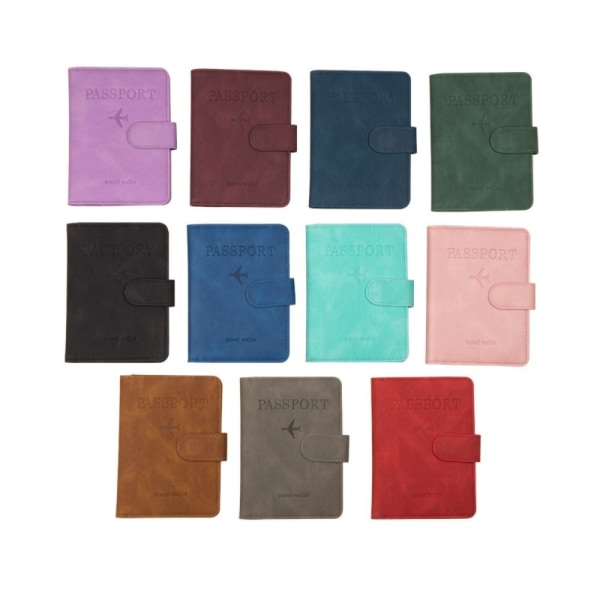 RFID Pasholder Pastaske BRUN brown