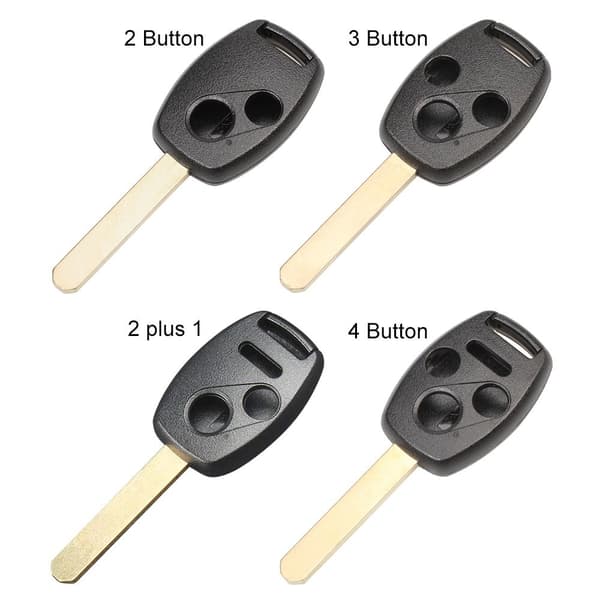 Nøkkelkasse Shell fjernkontrolldeksel 2 STK 2 KNAPP 2 STK 2 KNAPP 2pcs 2 Button